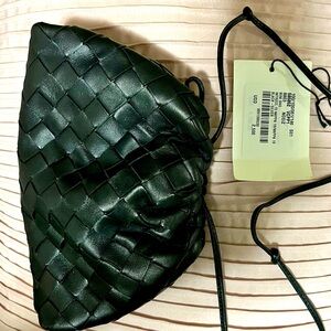 Black bottega veneta mini bag